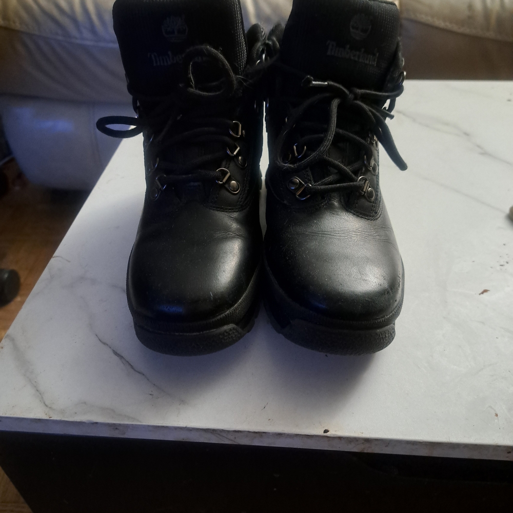 Timberland Black Leather Boots